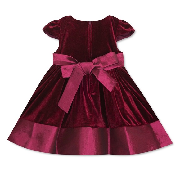 Rare Edition Burgundy Velvet Dress - Picture 2 of 3